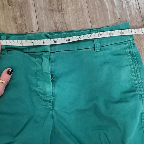 J Crew emerald green chino shorts, 5 inch inseam. - Picture 7 of 7